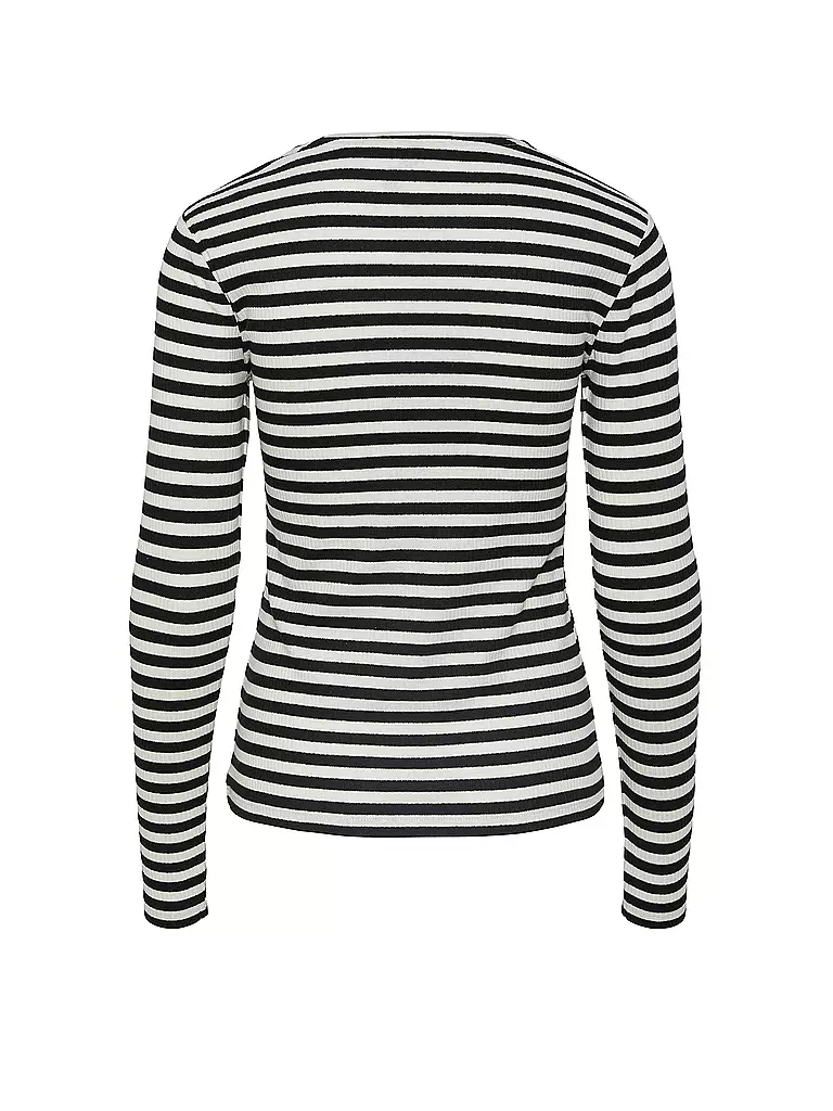 PIECES Langarmshirt PCRUKA schwarz