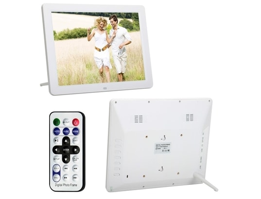 YONIS - Cadre photo numérique 12 pouces tft lcd lecteur musique réve...