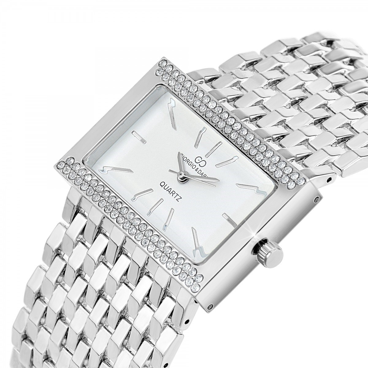Montre Daria élégante ornée de Cristaux scintillants SC Crystal