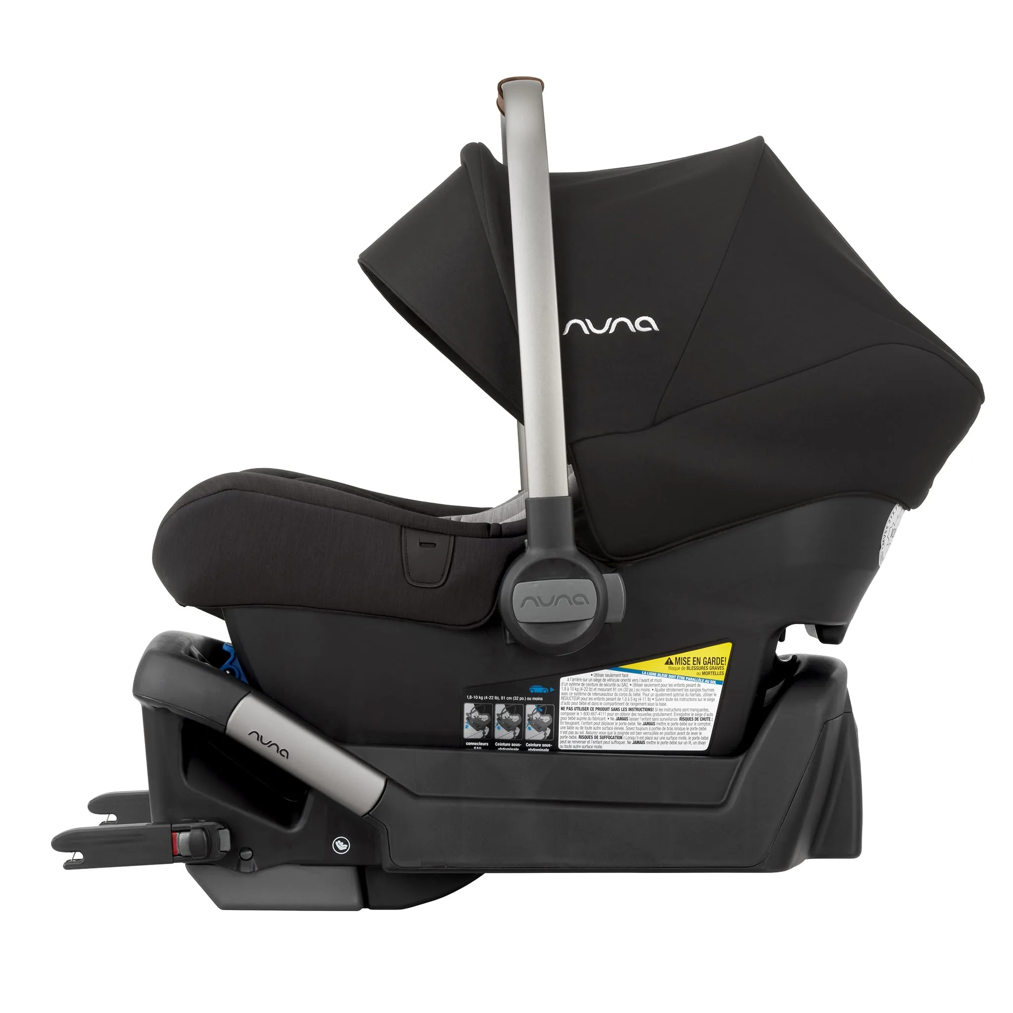 Nuna Siège D’Auto Nuna Pipa Lite – Caviar (Exclusivité Clément)