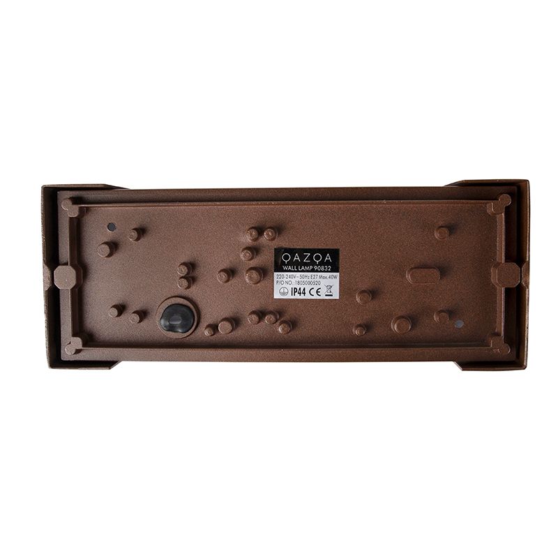 Moderne wandlamp roestbruin IP44 - Hurricane 1