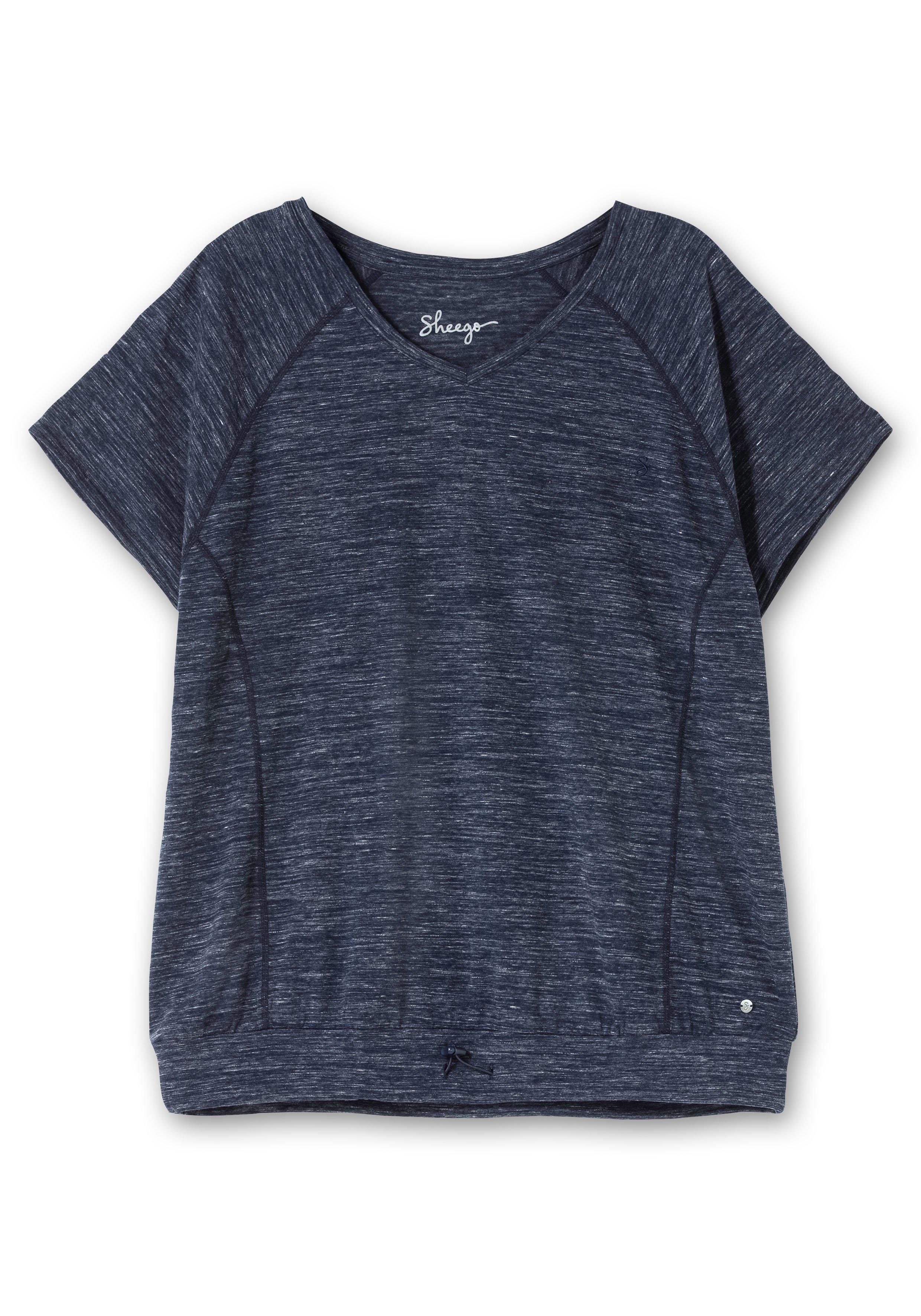 Funktionsshirt im Oversized-Schnitt, mit Saumbündchen
