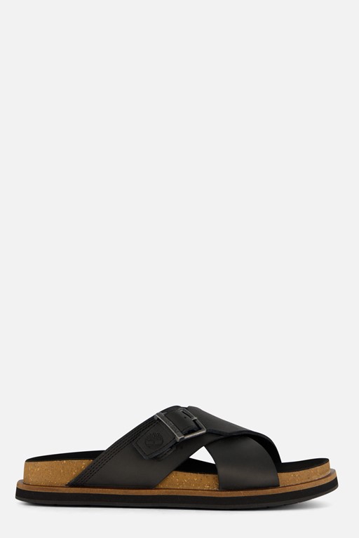 Timberland Amalfi Vibes Slippers zwart Leer