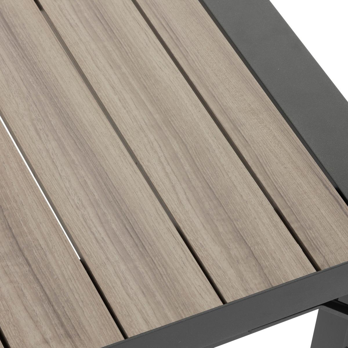 TABLE EVASION RALLONGE AUTOMATIQUE CARREE SEIGLE 10 PLACES