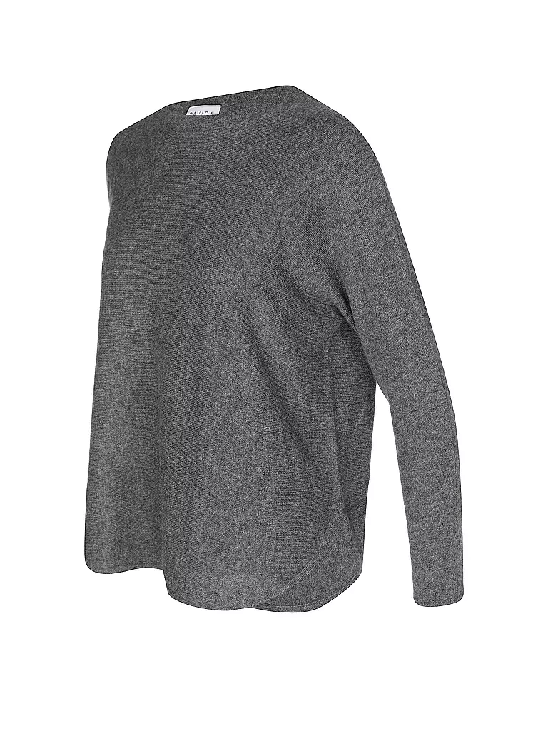 DAVIDA Kaschmirpullover  grau