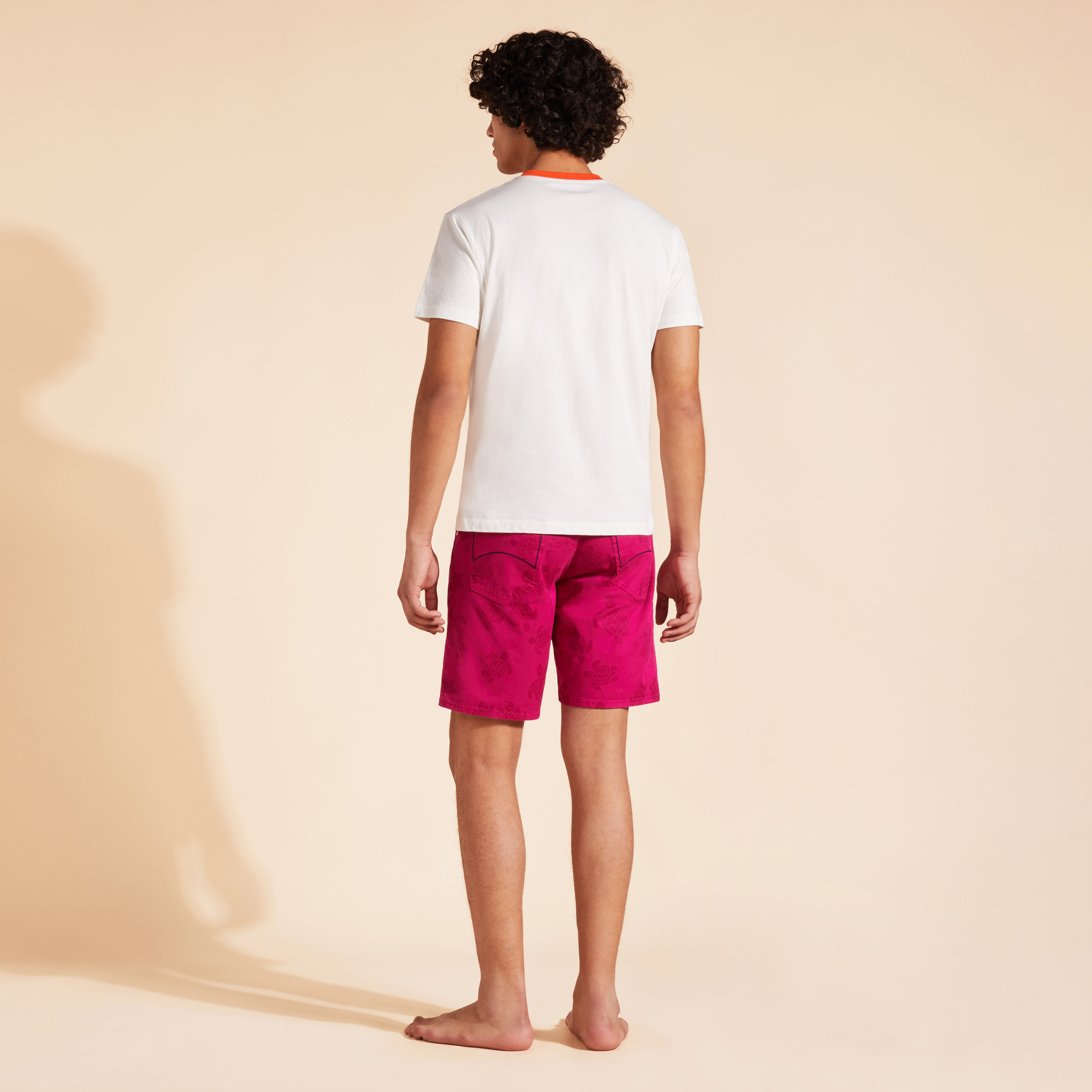 T-Shirt en Coton Homme Vilebrequin La Plage from the Sky