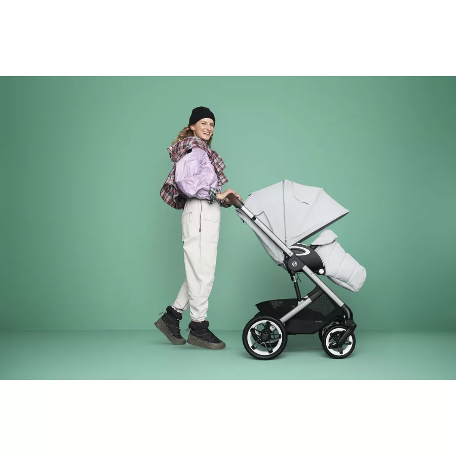 cybex GOLD Kinderwagen Talos S Lux Silver Lava Grey