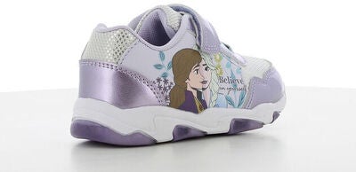 Disney Frozen Classic Blinkende Sneakers, Lilac/White