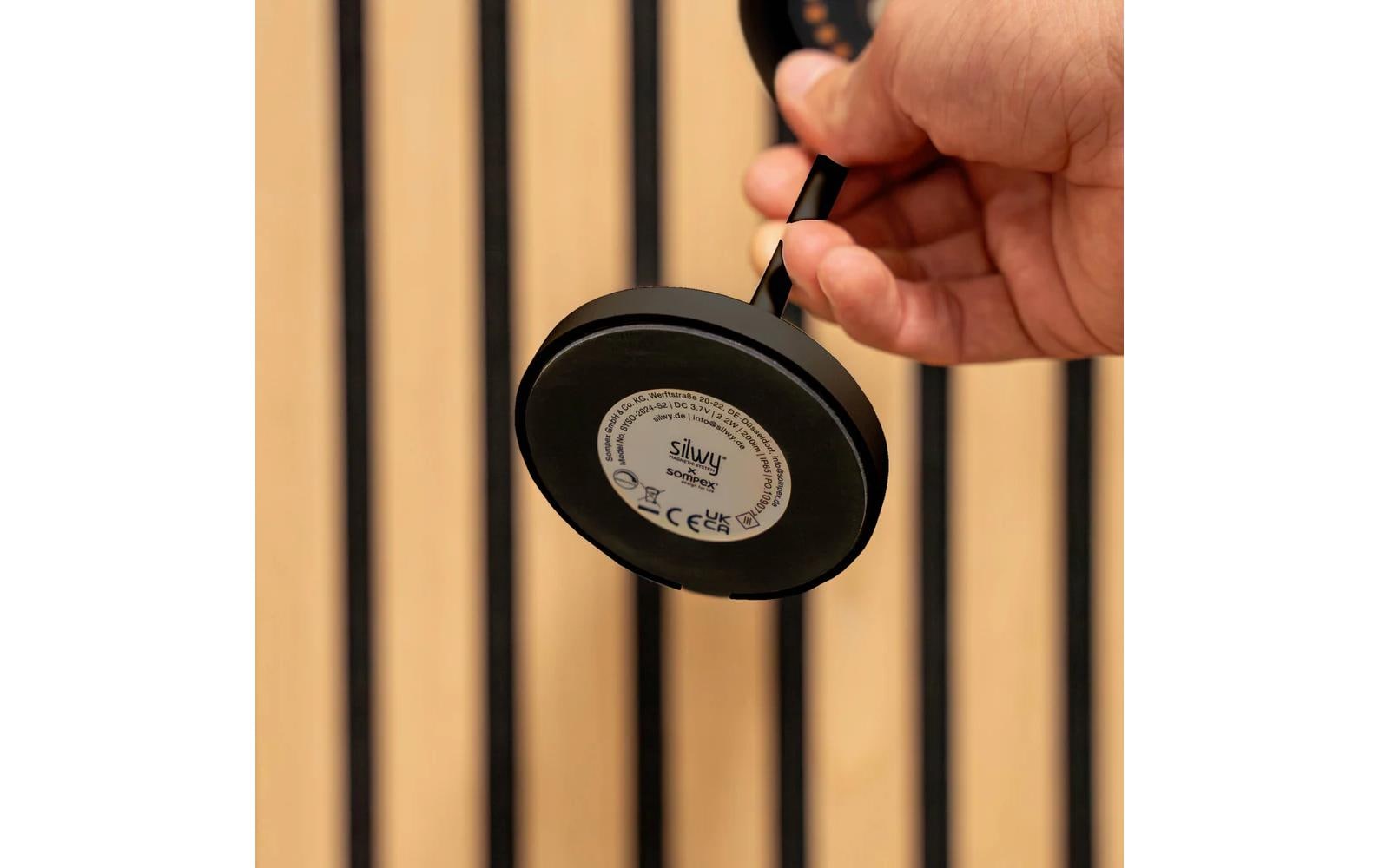 Tischleuchte Magnet-Leuchte Monaco Schwarz inkl. PlatzsetModerne Leuchte mit smarter, innovativer Magnetlösung