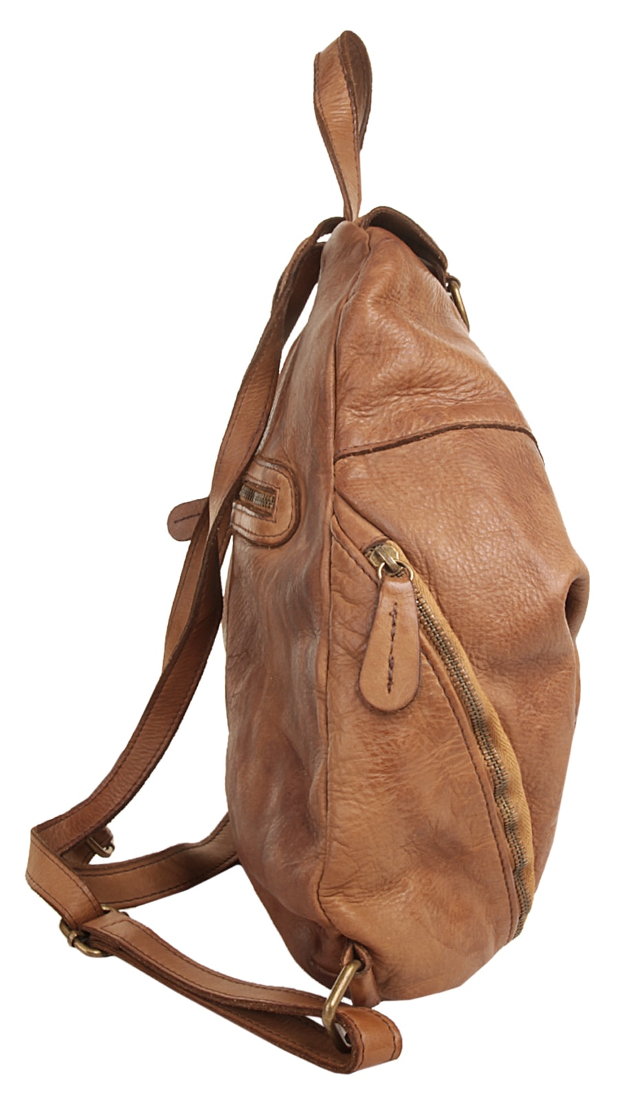 Samantha Look Cityrucksack echt Leder, Made in Italy