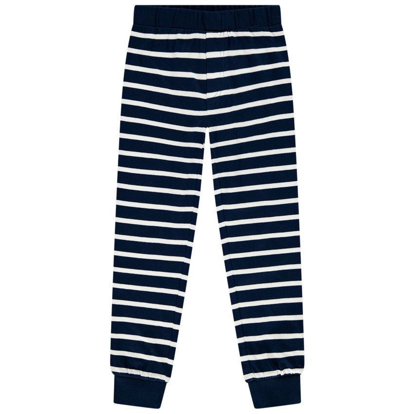 Pyjama en coton bio print manette pour enfant garçon - Jaune