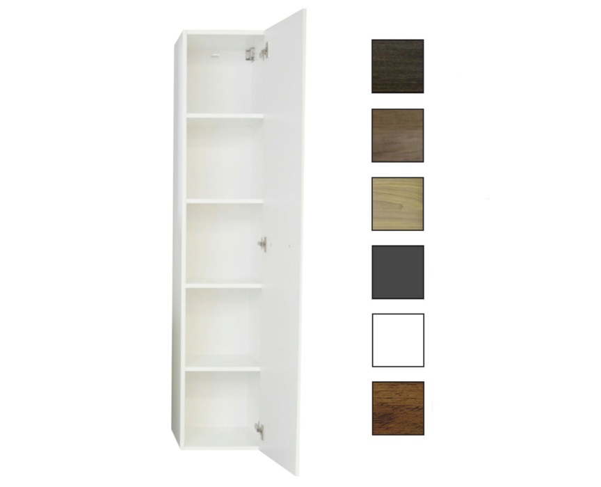 Sanicare kolomkast met inliggende greep 33,5x160x32cm grey-wood