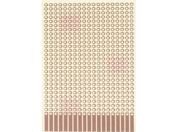 Rademacher WR-Typ 907-1 Printplade til eksperimenter Epoxyd (L x B) 80 mm x 50 mm 35 µm Rastermål 2.54 mm Indhold 1 stk