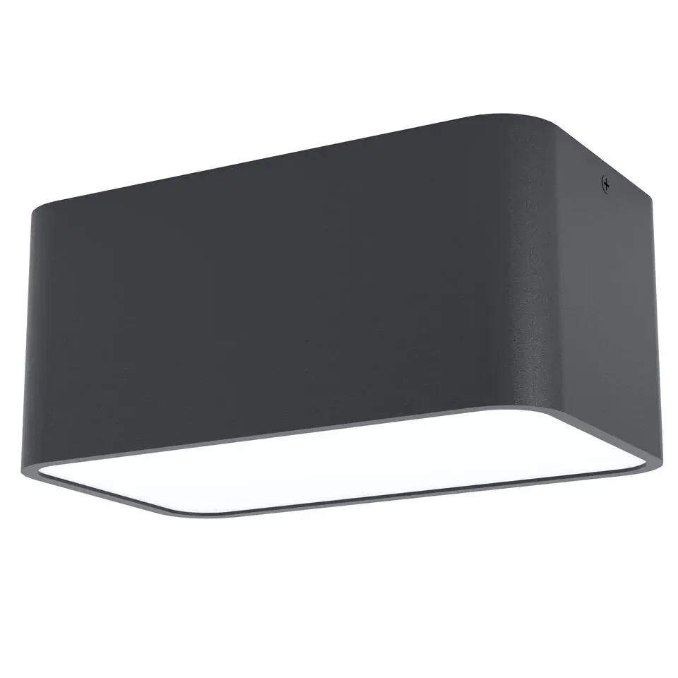 EGLO Grimasola Plafondlamp - E27 - 24 cm - Zwart
