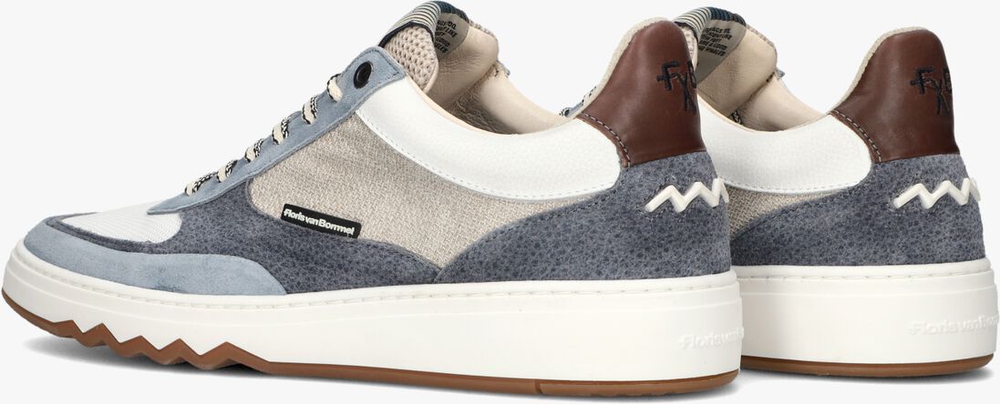 blauwe floris van bommel lage sneakers sfm-10143 de kupster