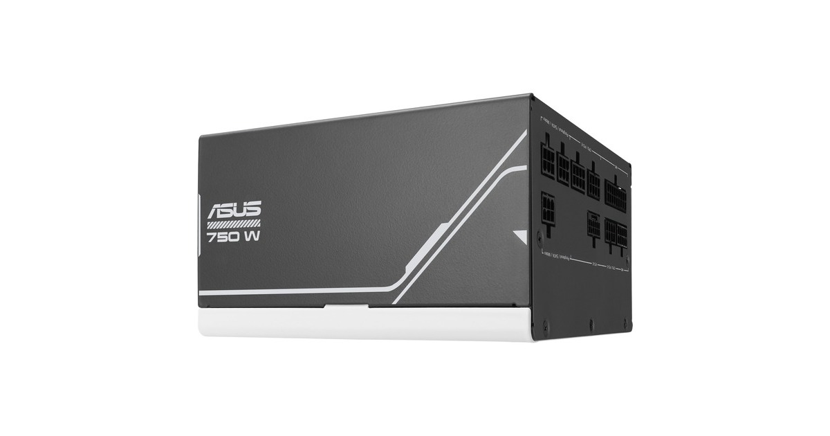 ASUSPrime Gold modulaire 750 watt voeding   (Wit, 1x 12V-2x6, 3x PCIe)