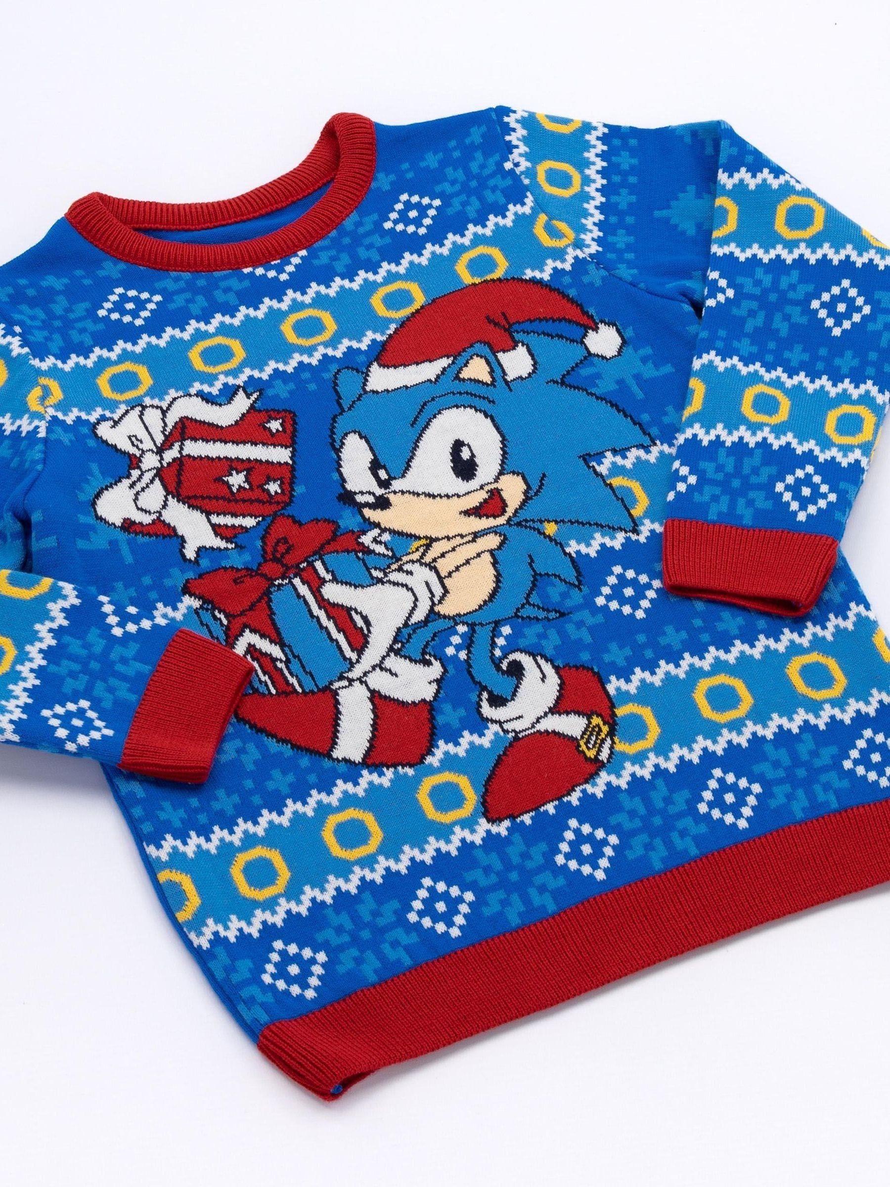 Blauw Sonic - Vanilla Underground kinderkersttrui