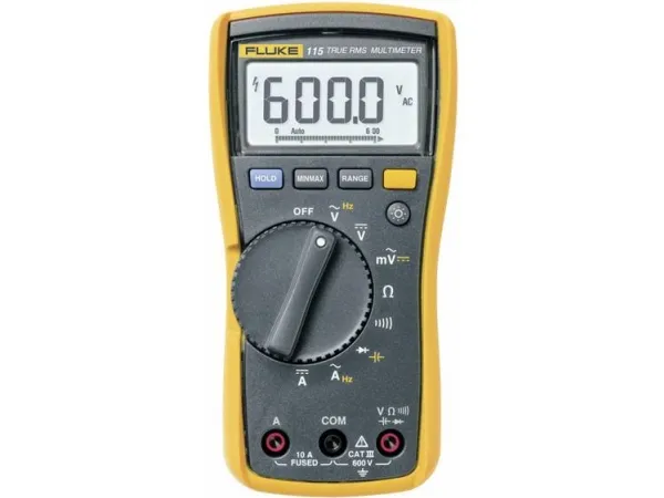 Fluke 115, Batteri, 9V, 84 mm, 46 mm, 167 mm, 550 g