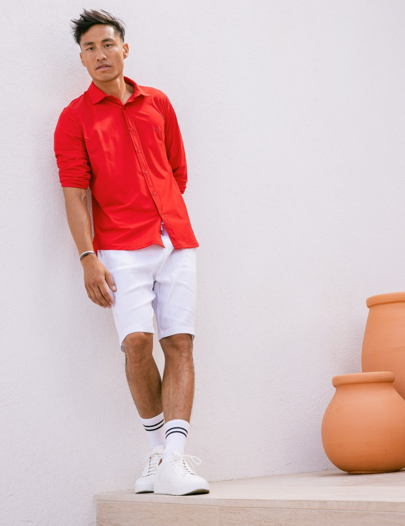 HBT BASICS  | CHRIS SHORT BLANC