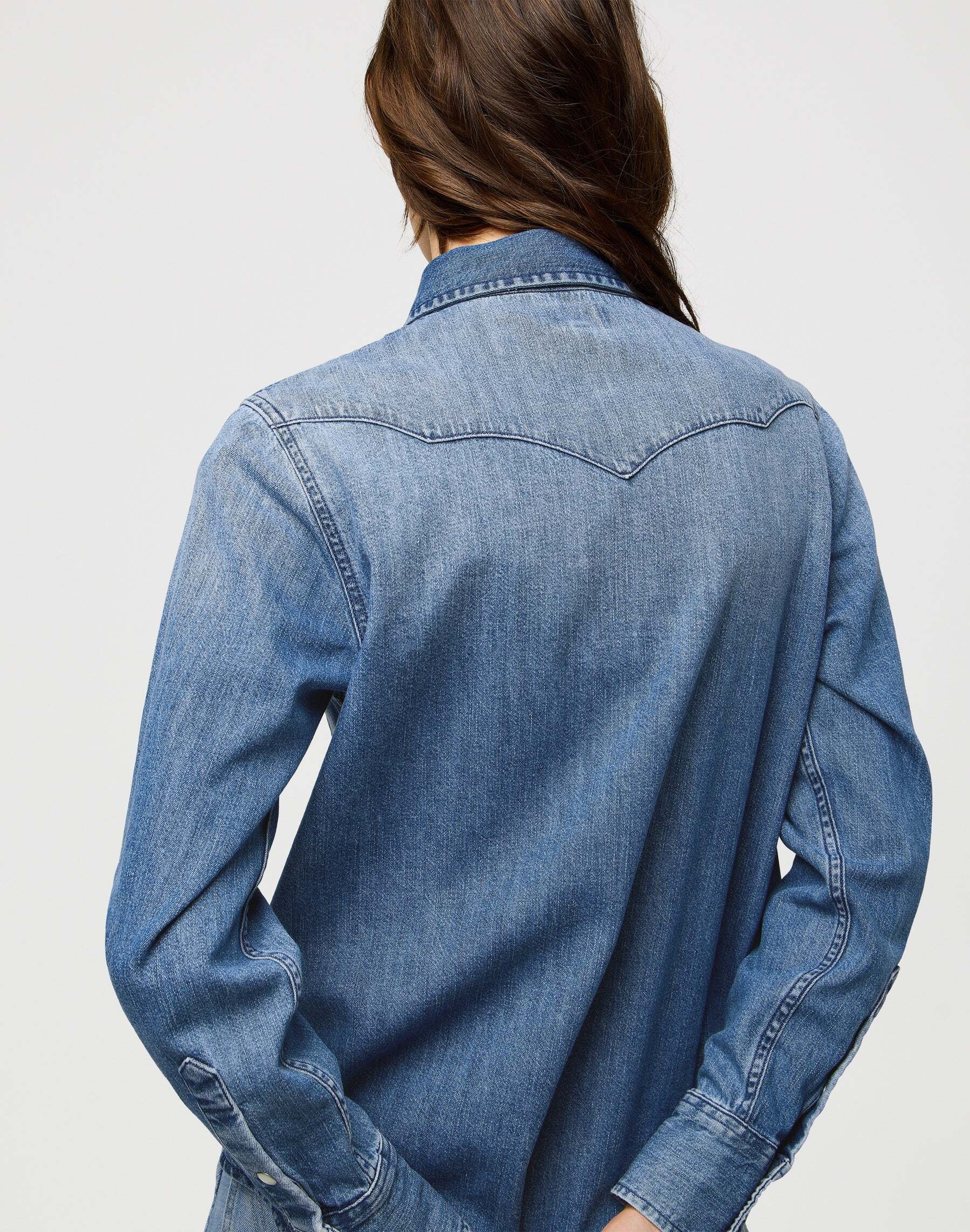Wrangler Jeansbluse »WRANGLER Jeanshemd Heritage Shirt«