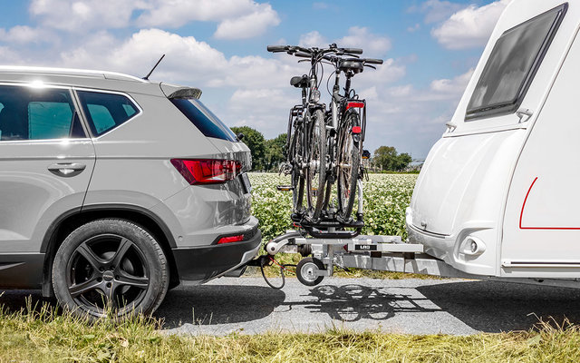 LAS BC260 Deichsel Fahrradträger für 2 Fahrräder