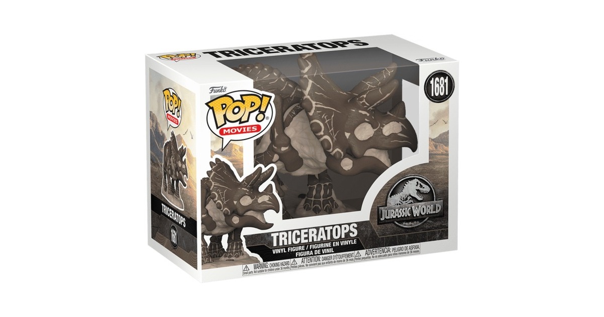 FunkoPop! Movies Jurassic World - Triceratops (Fossil) Speelfiguur