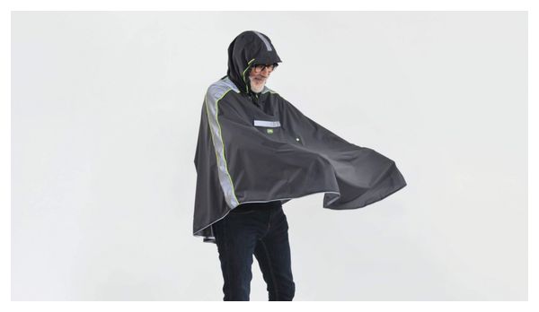 Poncho GoFluo Jax Anthracite / Gris