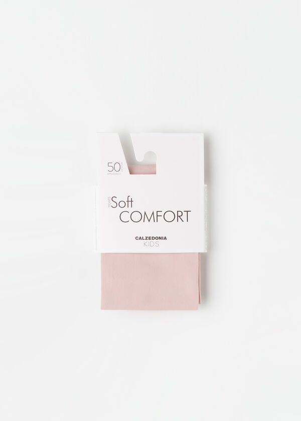 Meia-calça Soft Touch 50 Denier para meninas