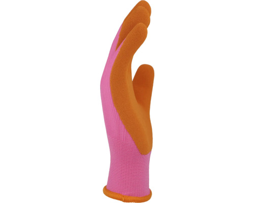 Kinderhandschoen Floralie Uni maat 6 oranje roze