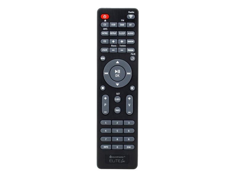 soundmaster Micro-HiFi Anlage ICD5000SW Grau/Silber Stereo HiFi Musikcenter mit WLAN-Internet, DAB  und UKW-Radio
