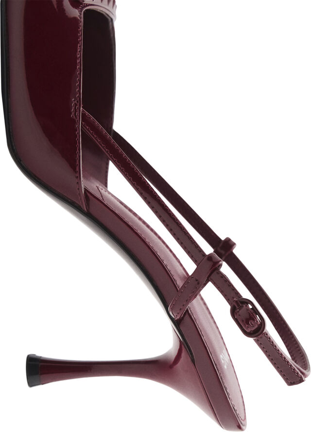 MANGO Patent leather slingback-heeled sho 78