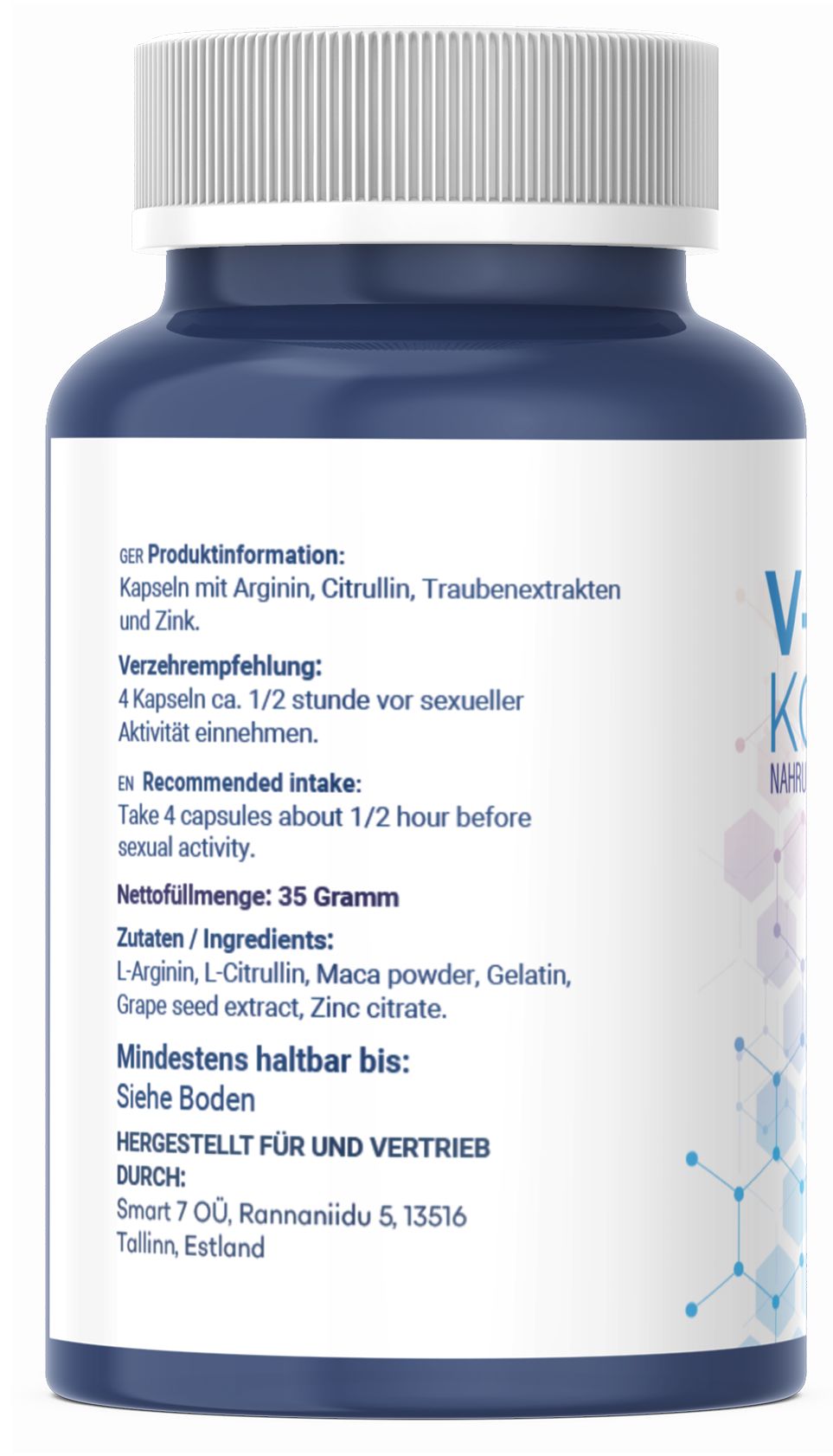 V-GRA Forte Komplex | 1000mg | Potenzmittel