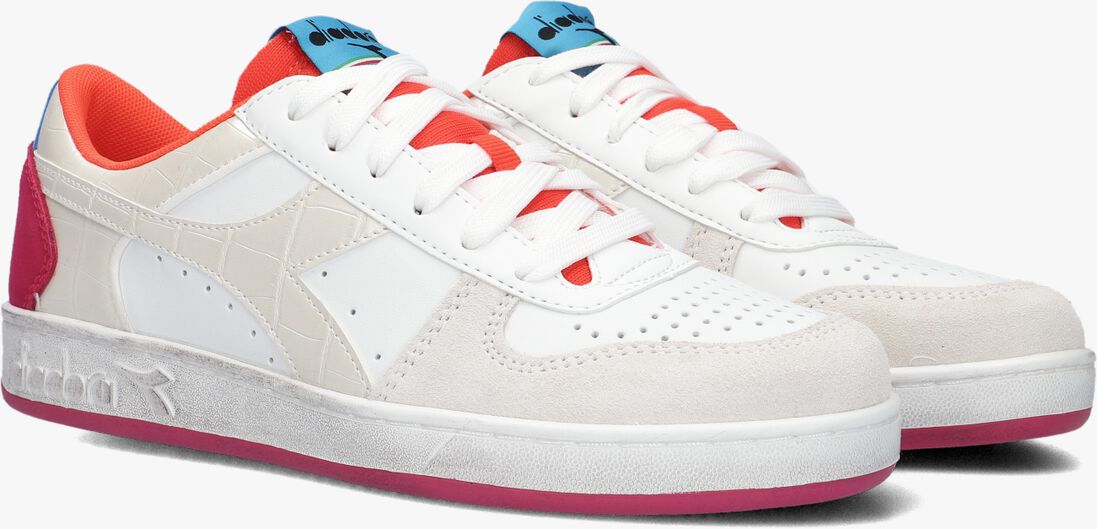 DIADORA witte diadora lage sneakers magic basket low croco woman