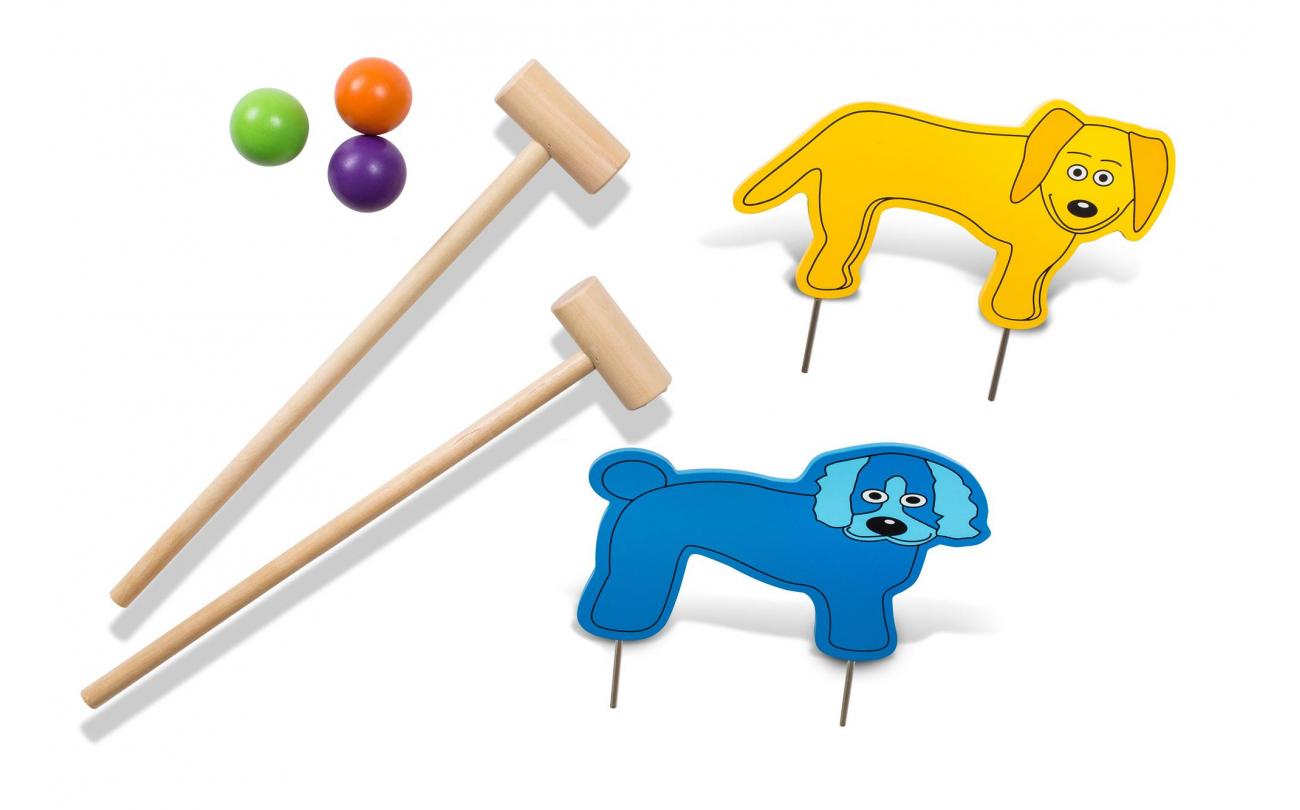 Crocket Jr. houten croquetspel
