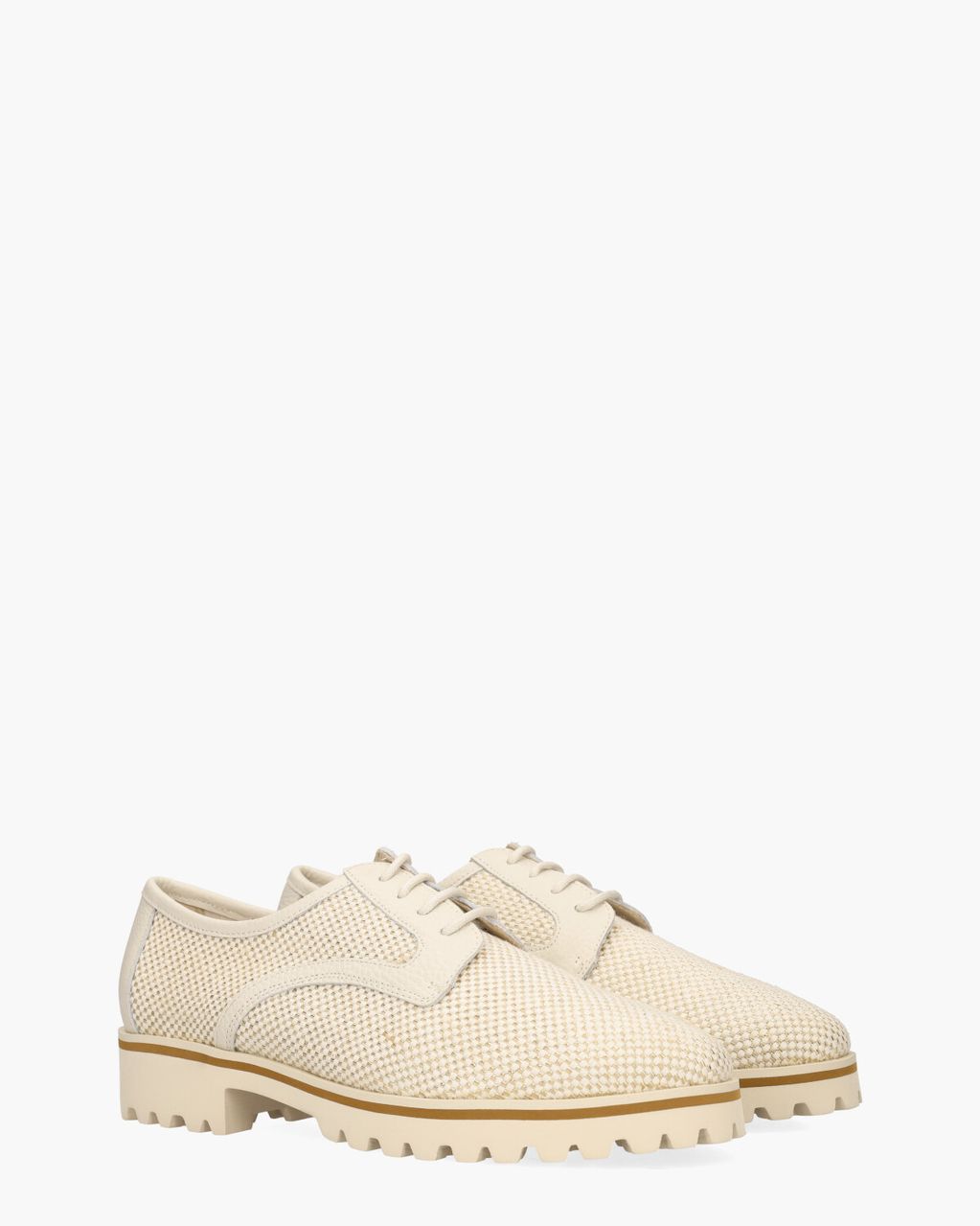 Gioia Widaliz Off-White Veterschoenen