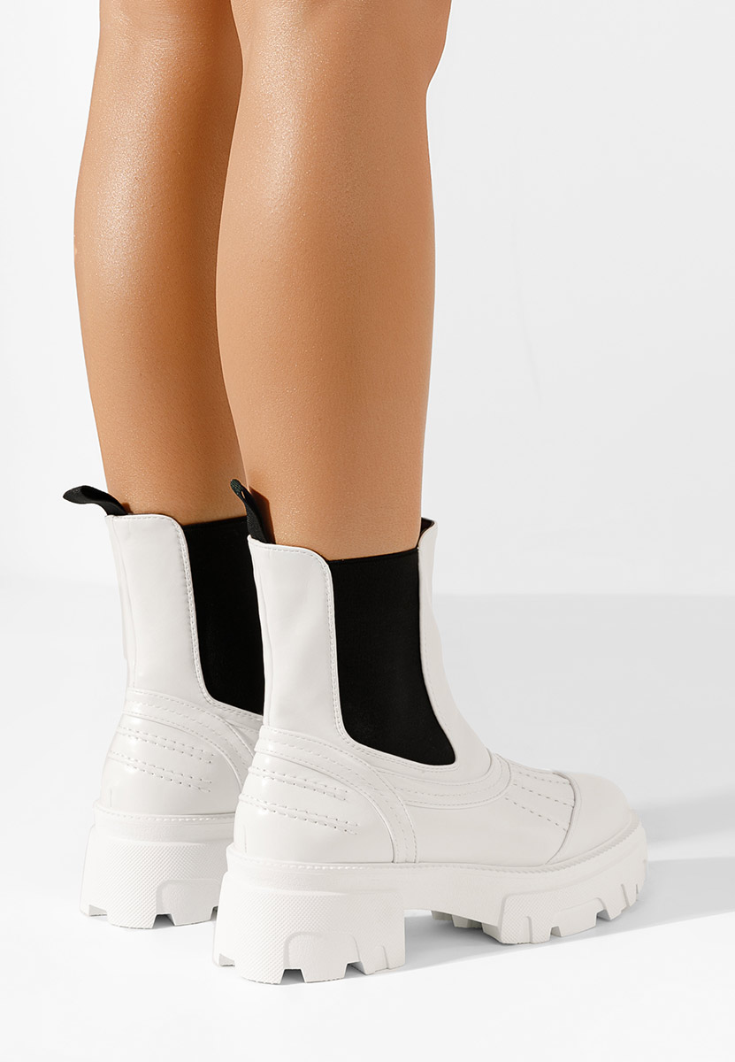 Bottines femme blanches Sonora