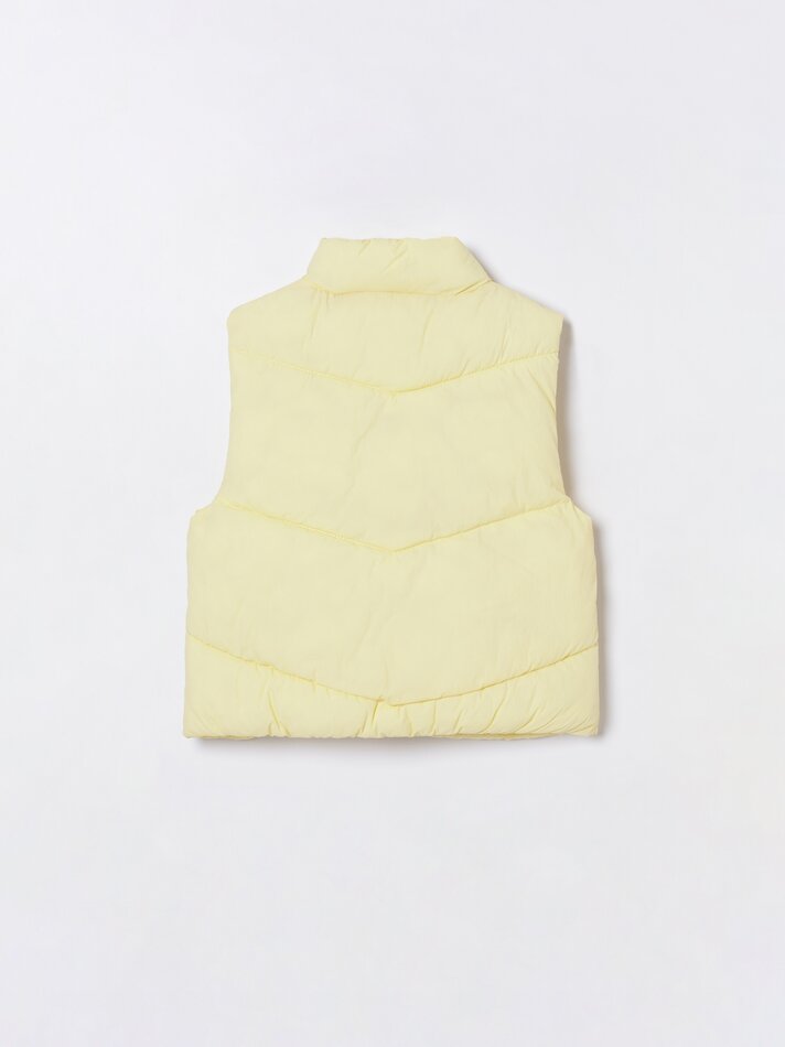Colete acolchoado - Amarelo claro