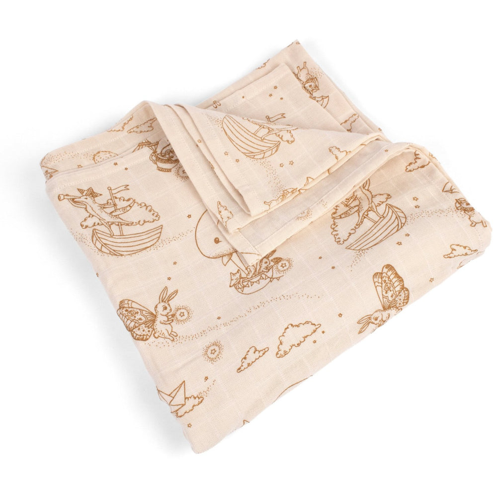 Køb FILIBABBA Dreamy Adventurers Muslin Svøb 120x120 Cm Gots
