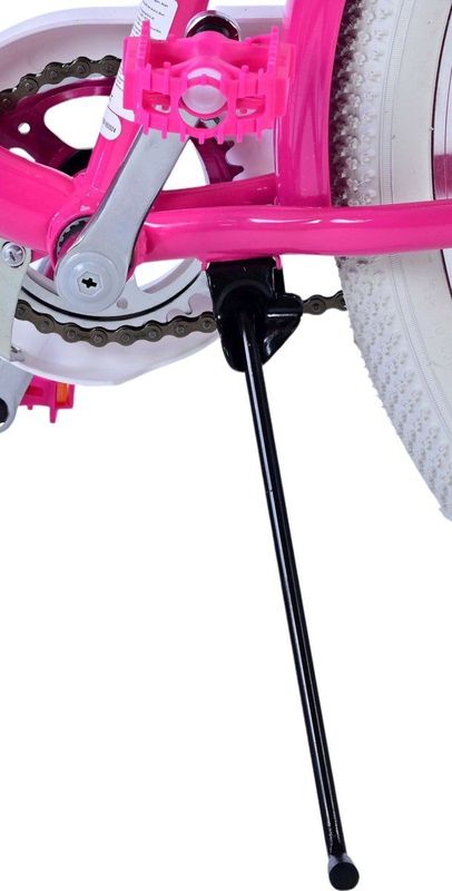 Volare - Lovely - Kinderfiets - Roze - Metaal - Handrem en Terugtraprem