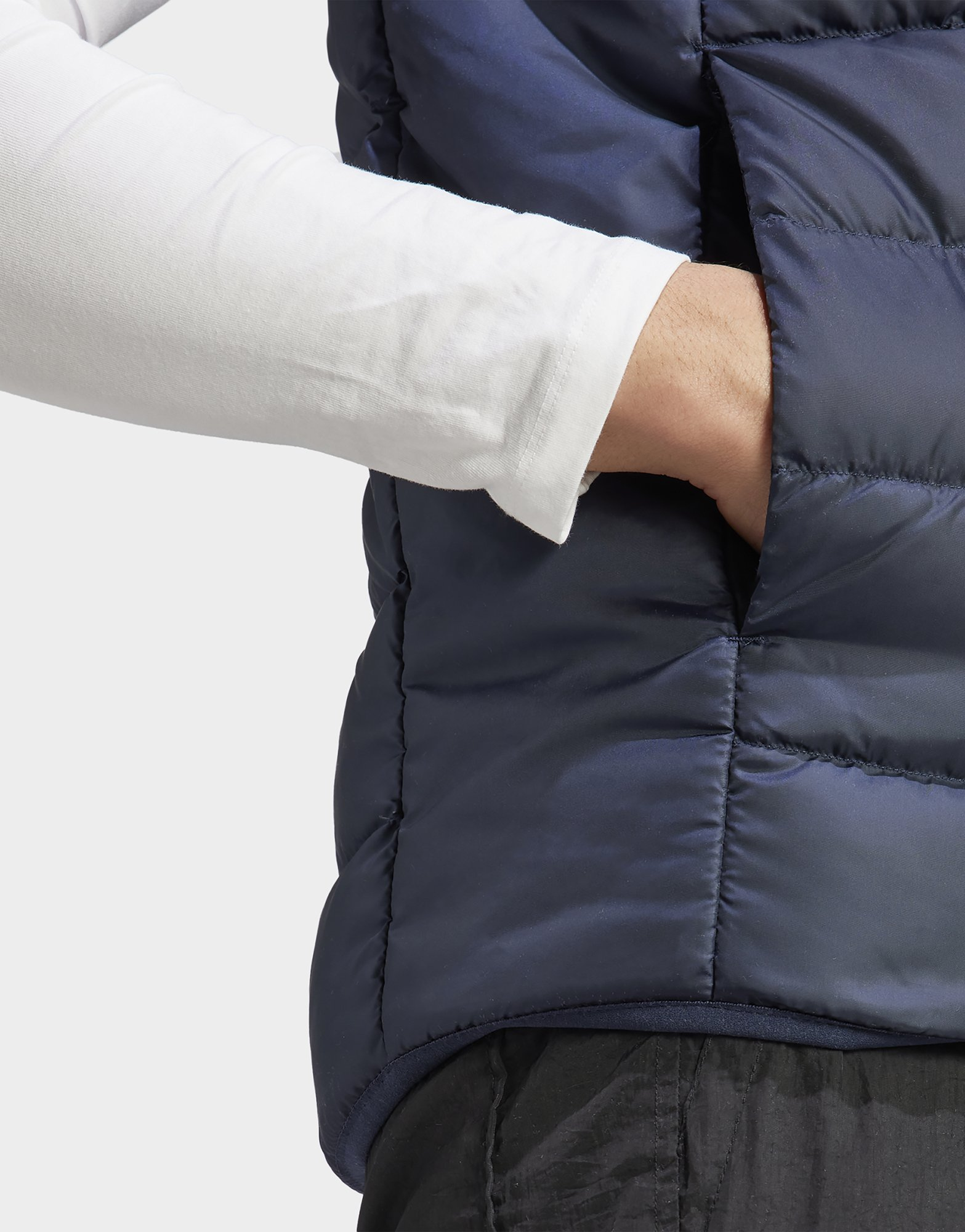 adidas Doudoune sans manches légère 3 bandes Essentials