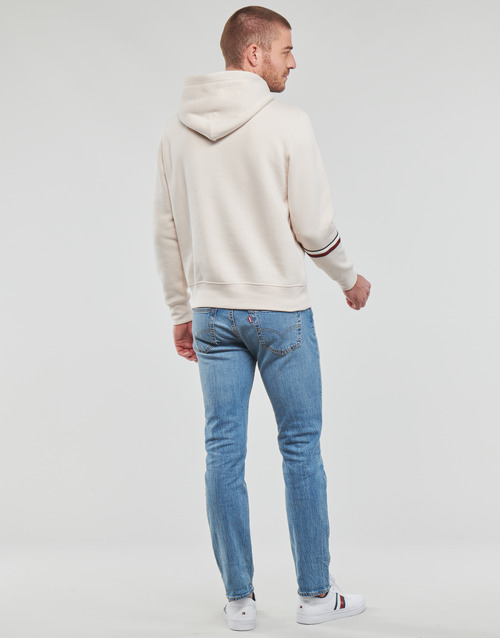 Tommy Hilfiger - NEW GLOBAL STRIPE HOODY - Blanc
