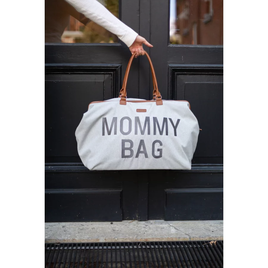 CHILDHOME Mommy Bag Canvas Grau