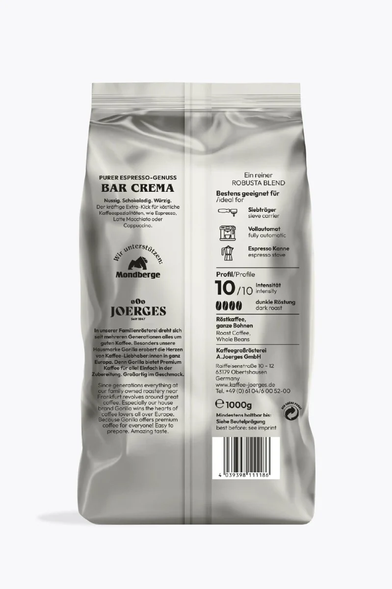 Gorilla Bar Crema 1kg