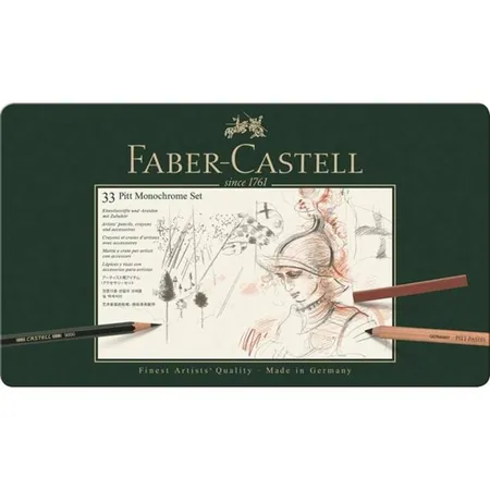 Faber-Castell Set PITT Monochrome groß Metalletui