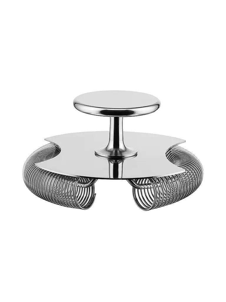 ALESSI Doppel - Barsieb GIA27 10,2cm Edelstahl  silber