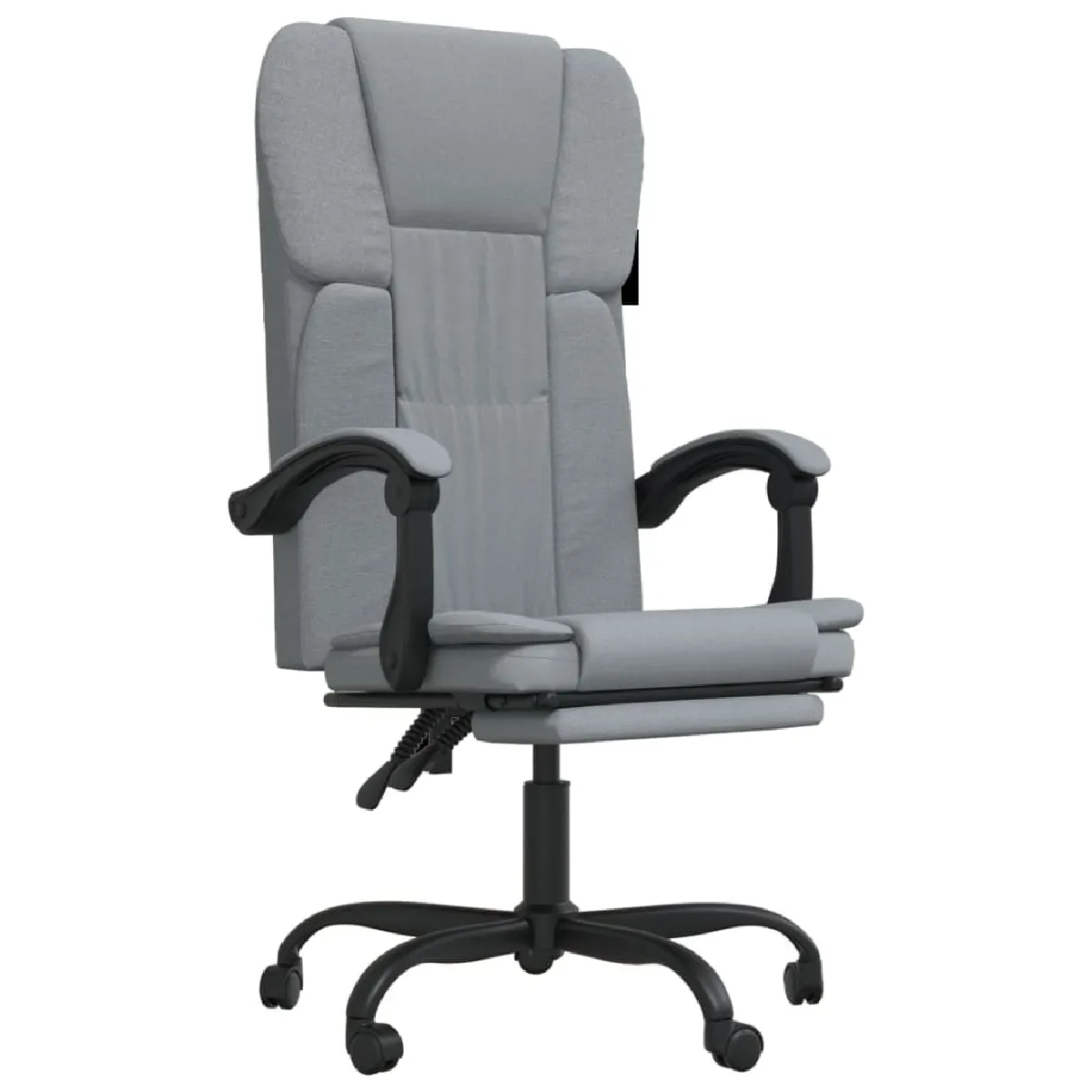 vidaXL Fauteuil inclinable de bureau - Gris clair