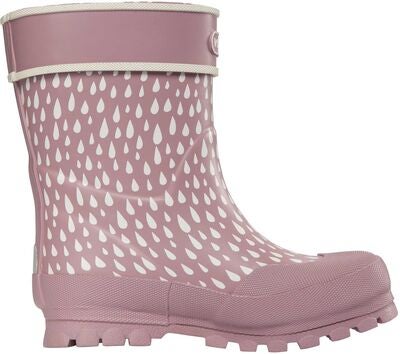Viking Alv Jolly Moomin Gummistøvler, Dusty Pink/White