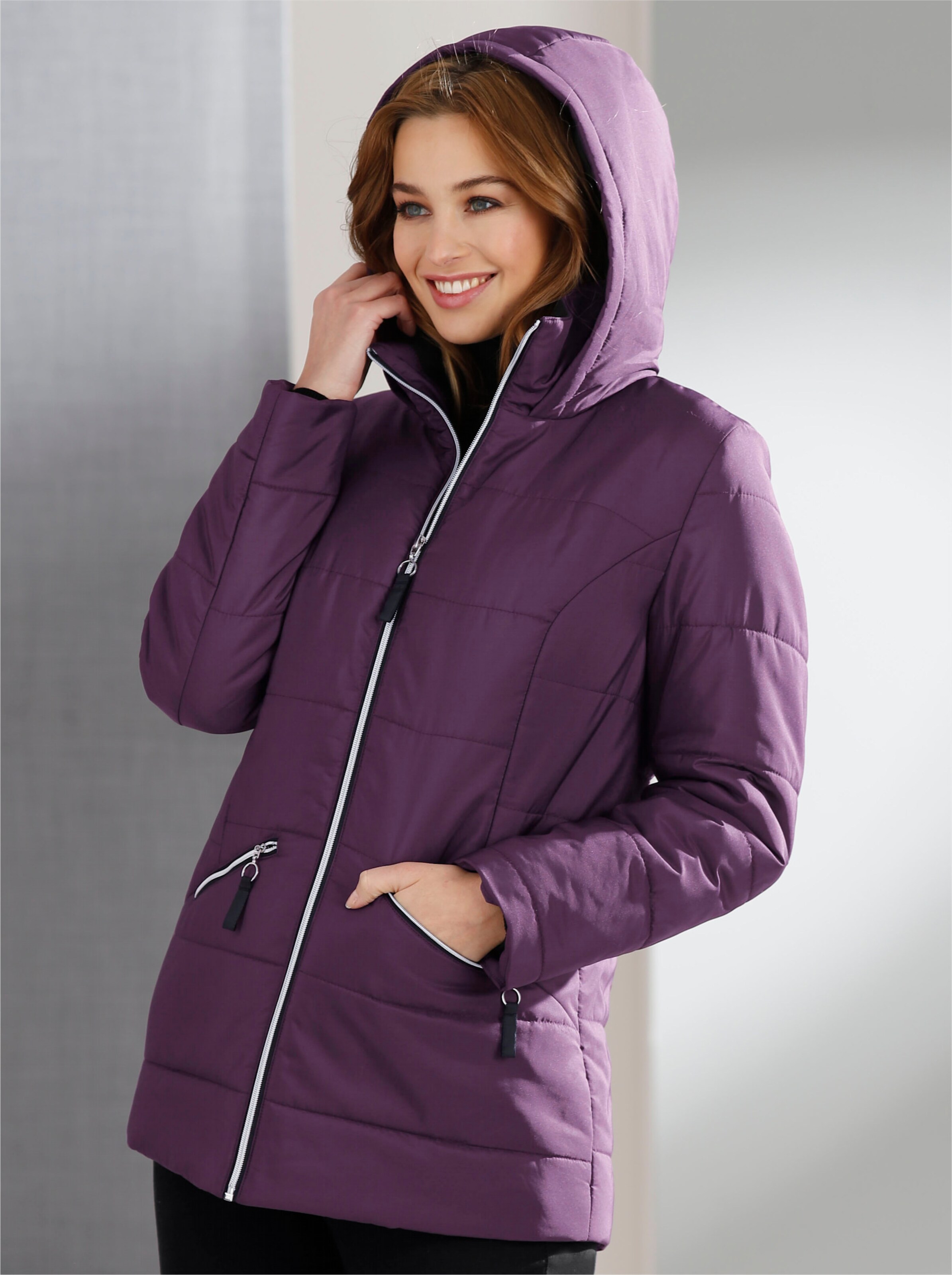 Steppjacke mit Wattierung, wärmend