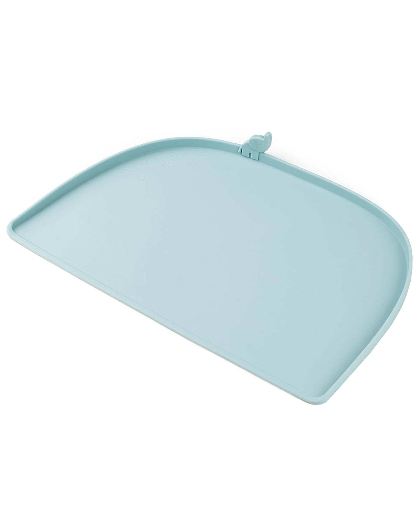 Silikon-Tischset ELPHEE mit hohem Rand in blau