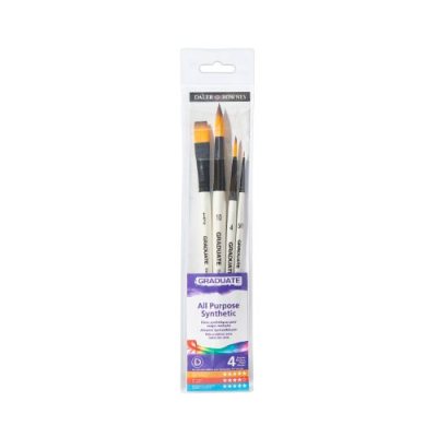 Daler Rowney Graduate Watercolour Brush Set Of 4